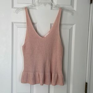 Light Pink Abound Tank Top XXS